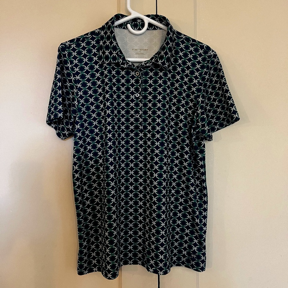 Tory Burch Printed Performance Polo